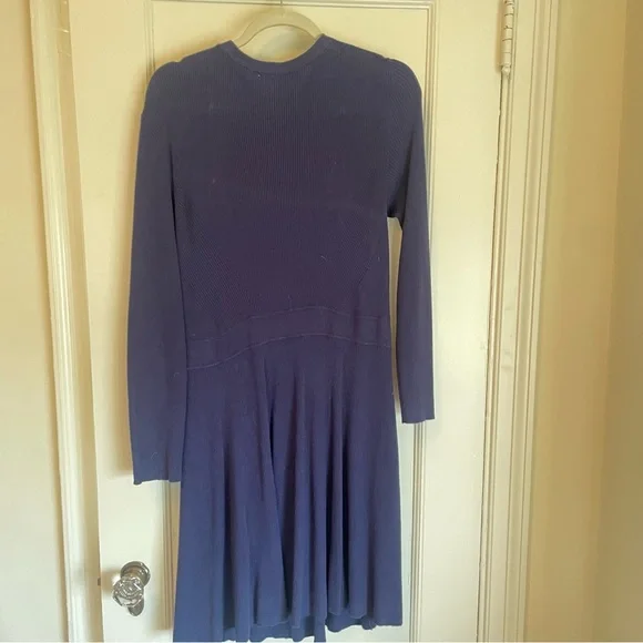 Maison Jules Womens Ribbed Sweater Dress with Buttons - size L - Picture 9 of 11